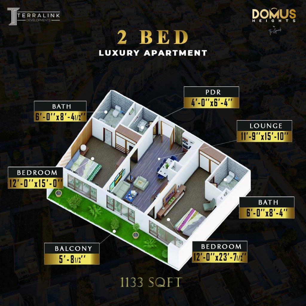 Two Bed Apartment 1133